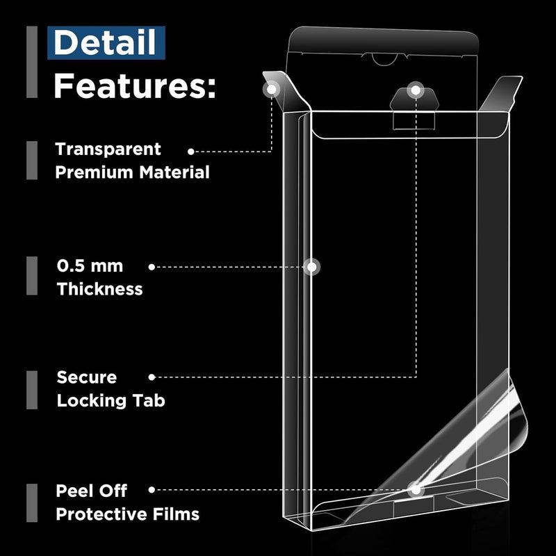 CollectHall VHS Tapes Protector - Premium VHS Cassette Tape Storage & Protector, Durable VHS Protectors for Home & Kitchen Media Storage 40 Packs - Image 4